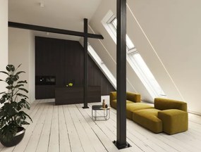 Led-Labs LED profil LUMINES typ U čierny elox 3m