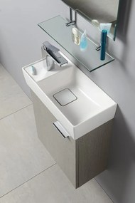 Sapho Sapho, LATUS X umývadlová skrinka 39,4x50x22cm, biela (LT110), LT110-3030