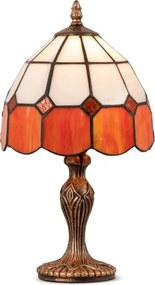 Brilagi - Tiffany vitrážová stolná lampa SIENNA 1xE27/60W/230V