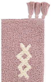 Ružový prateľný ručne tkaný bavlnený detský koberec 140x200 cm Noah – Lorena Canals