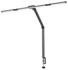 Stolná LED lampa CLARIO, svorka, diaľkové ovládanie