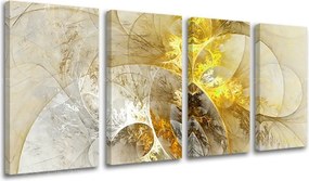 Obraz na stenu 4 dielny ABSTRAKT AB039E41