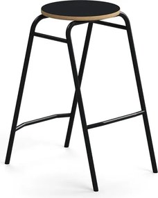 Barová stolička ALTUS, výška 690 mm, antracit