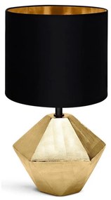 Aigostar - Stolná lampa 1xE14/40W/230V zlatá/čierna