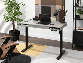 PC stolík Osto 120 (betón + biela). Vlastná spoľahlivá doprava až k Vám domov. 1109822