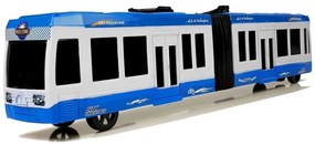 LEAN TOYS Autobus kĺbový - modro-biely