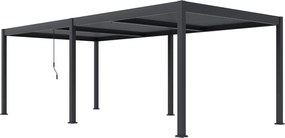 Bioklimatická pergola INTRO DUO 7,2x3,6m, hliník, voľne stojaca