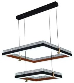 LED Stmievateľný luster na lanku LED/50W/230V 3000-6500K + diaľkové ovládanie