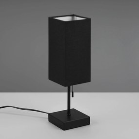 Stolová lampa Ole s pripojením USB čierna/čierna