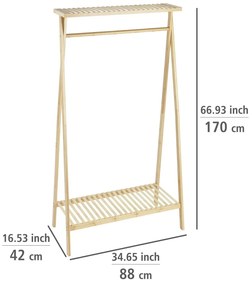 Bambusový stojan na oblečenie v prírodnej farbe Lanai - Wenko