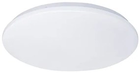 SOLIGHT Prisadené nástenné / stropné LED osvetlenie PLAIN, 15W, denná biela, okrúhle, biele