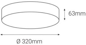 LED2 - LED Vonkajšie svietidlo so senzorom DRUM LED/21W/230V IP65 3000K/4000K/6500K