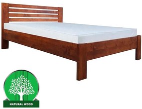 Posteľ drevené Bergen 160x200 Olcha Farba višnová