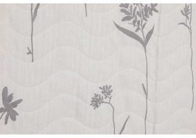 Set sivej prešívanej prikrývky na dvojlôžko a 2 obliečok na vankúš Efil – Mijolnir