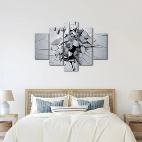 Obraz abstrakcie 3D (150x105 cm)