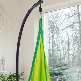 Tempo Kondela Závesné hojdacie kreslo, zelená, SIESTA TYP 1