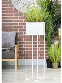 Stojan na kvety 90x24 cm biela