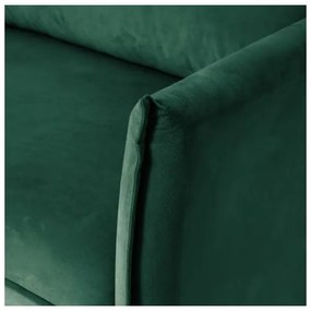 Tmavozelená zamatová pohovka 203 cm Juli – Ropez