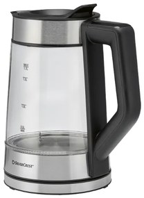 Silvercrest®  Sklenená rýchlovarná kanvica s digitálnym displejom Premium  (100395446)