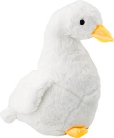 LEAN Toys Plyšová hus maskot, biela objímacia kačica 40 cm