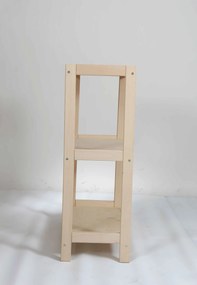 Regál drevený bukový počet políc 3 - 93x80x33 cm