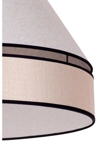 Duolla - Luster na lanku AVIGNON 1xE27/15W/230V pr. 60 cm béžová