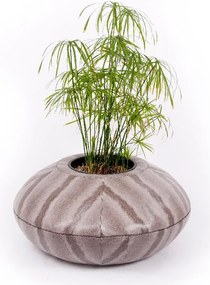 Interiérový kvetináč VELA, výška 85 cm, sivý, outlet