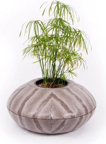 Interiérový kvetináč VELA, výška 85 cm, sivý, outlet