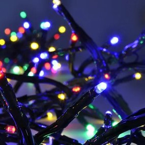 Solight 1V11-M Vianočná LED reťaz so zvukovým senzorom Cluster 576 LED, farebná, 5 m