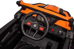 LeanCars  Elektrická bugina - JH-105 - oranžová - 4x90W - BATÉRIA - 24V7Ah - 2024
