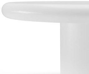 Kulatý zahradní stůl Pistoria 130 cm bílý