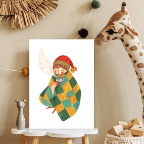 Gario Obraz na plátne Zimné kreslenie pre deti farebné - Ekata Mandal Rozmery: 40 x 60 cm