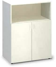 Stredná skriňa ProOffice 80 x 47 x 106,3 cm, biela