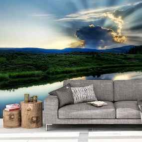 Sablio Tapeta Mrak nad riekou - 208x125 cm