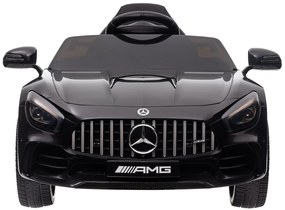Detské elektrické autíčko na diaľkové ovládanie BestBerg BBCC-10B - Mercedes-Benz AMG GT R / od 3 rokov / nosnosť 25 kg / čierna