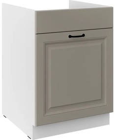 Kuchynská skrinka Stilo claygrey/biely 60ZL 1S BB