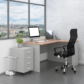 Zostava kancelárskeho nábytku SimpleOffice 2, 140 cm, pravá