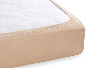 Froté napínacie prestieradlo FR-033 Béžové 90 x 200 - výška 20 cm