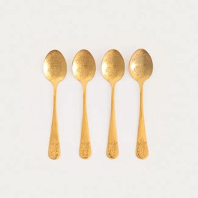 Súprava čajových lyžičiek REGALIA zlatá 763793 (4 ks)