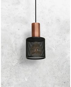 Luster na lanku ARES BLACK 1xE27/60W/230V