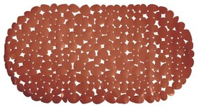 Spirella Protiskluzová podložka do vany GALETS,terakota, 99 x 39 cm