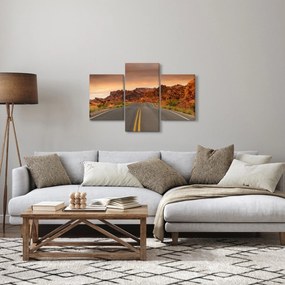 Obraz cesty a skál (90x60 cm)