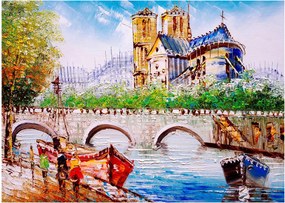 Obraz - Olejomaľba mesta (70x50 cm)