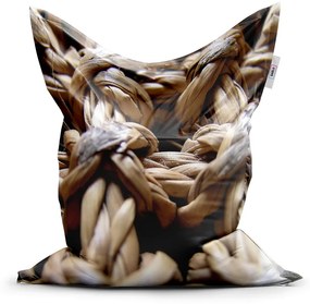 Sablio Sedací vak Banánové listy - 150x100 cm