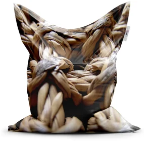 Sablio Sedací vak Banánové listy - 150x100 cm