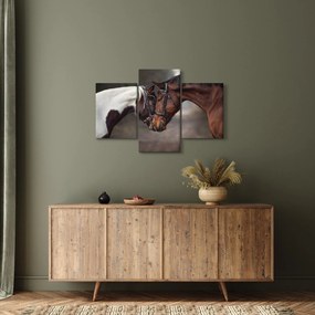 Obraz - Zamilované kone (90x60 cm)