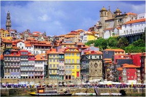 Obraz - Ribeira, Portugalsko (90x60 cm)