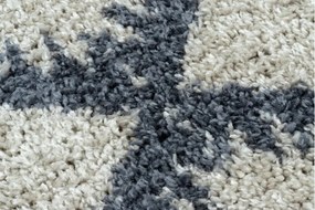Dywany Łuszczów Kusový koberec Berber Maknes B5910 cream and grey - 180x270 cm