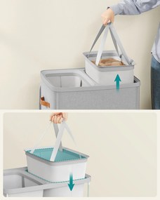 Kôš na bielizeň Daisy Grey 2x85l