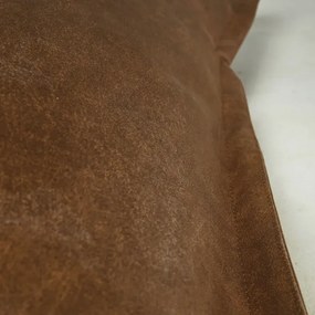 Vankúš na sedenie Premium kožený hnedý